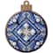 Wonderland Crafts Blue Ornament Bead Embroidery on Wood Kit